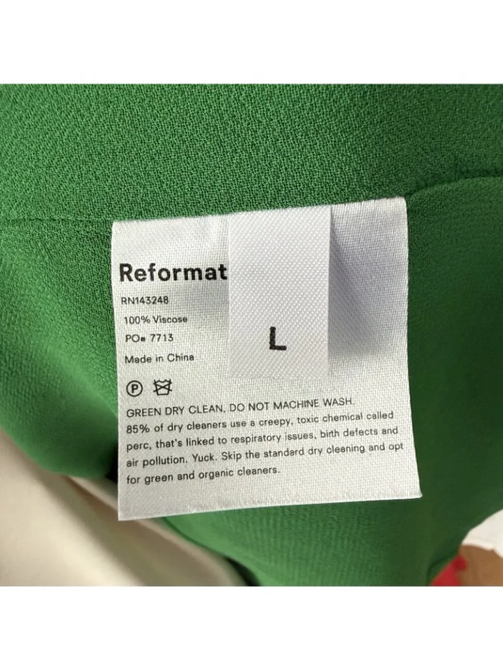 Reformation anchorage green